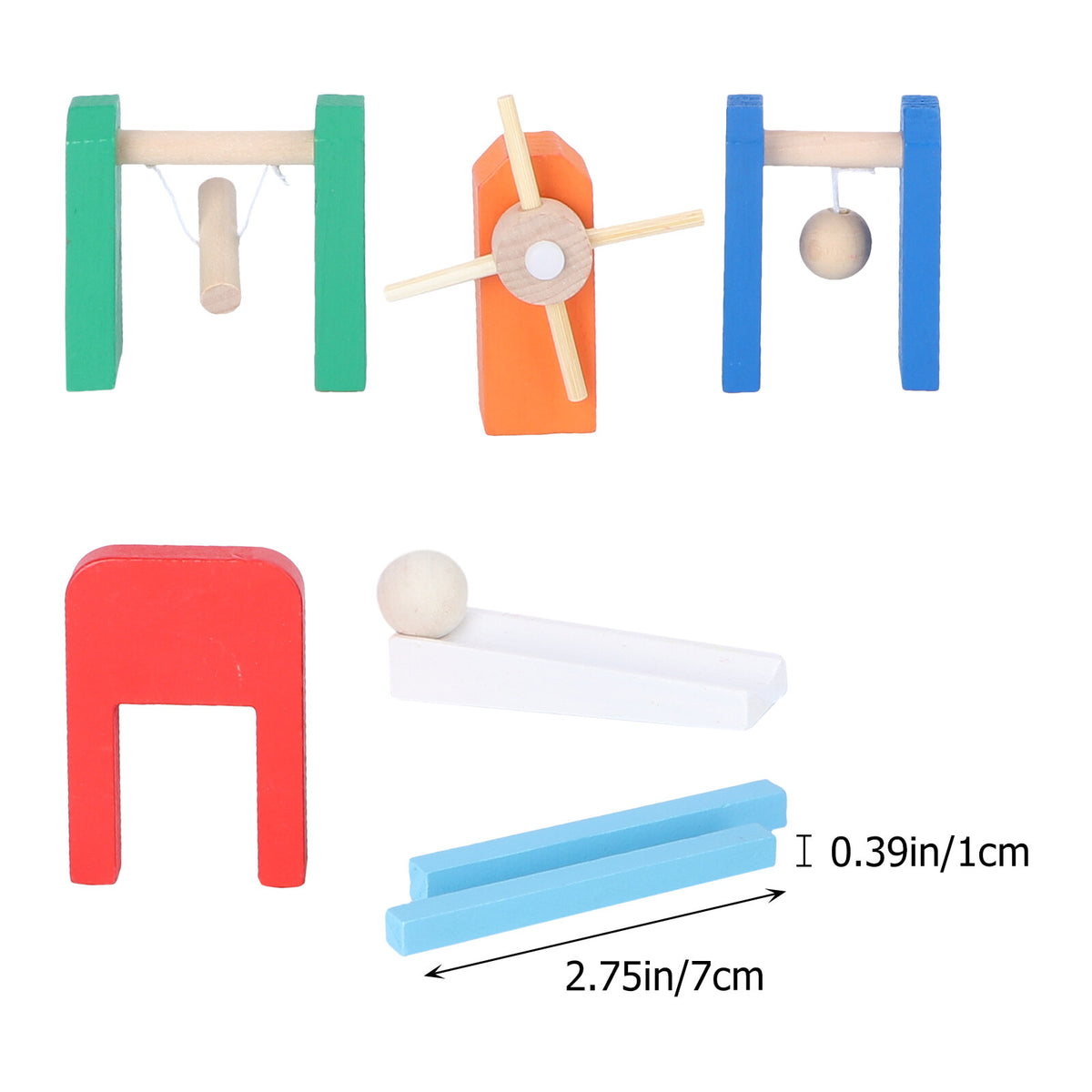 Wooden Domino Blocks Building Toy Educational Toys Z384