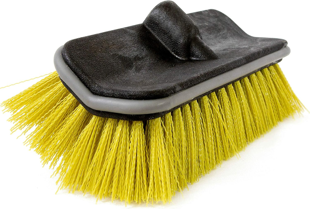 11 Inch Hard Bristle Deck Brush with Telescoping Pole Q547
