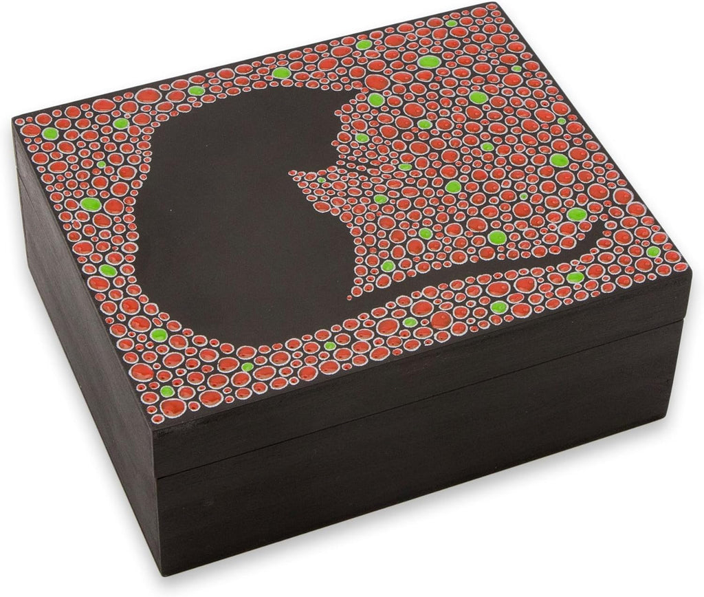 Azure Wood Jewelry Box N3374