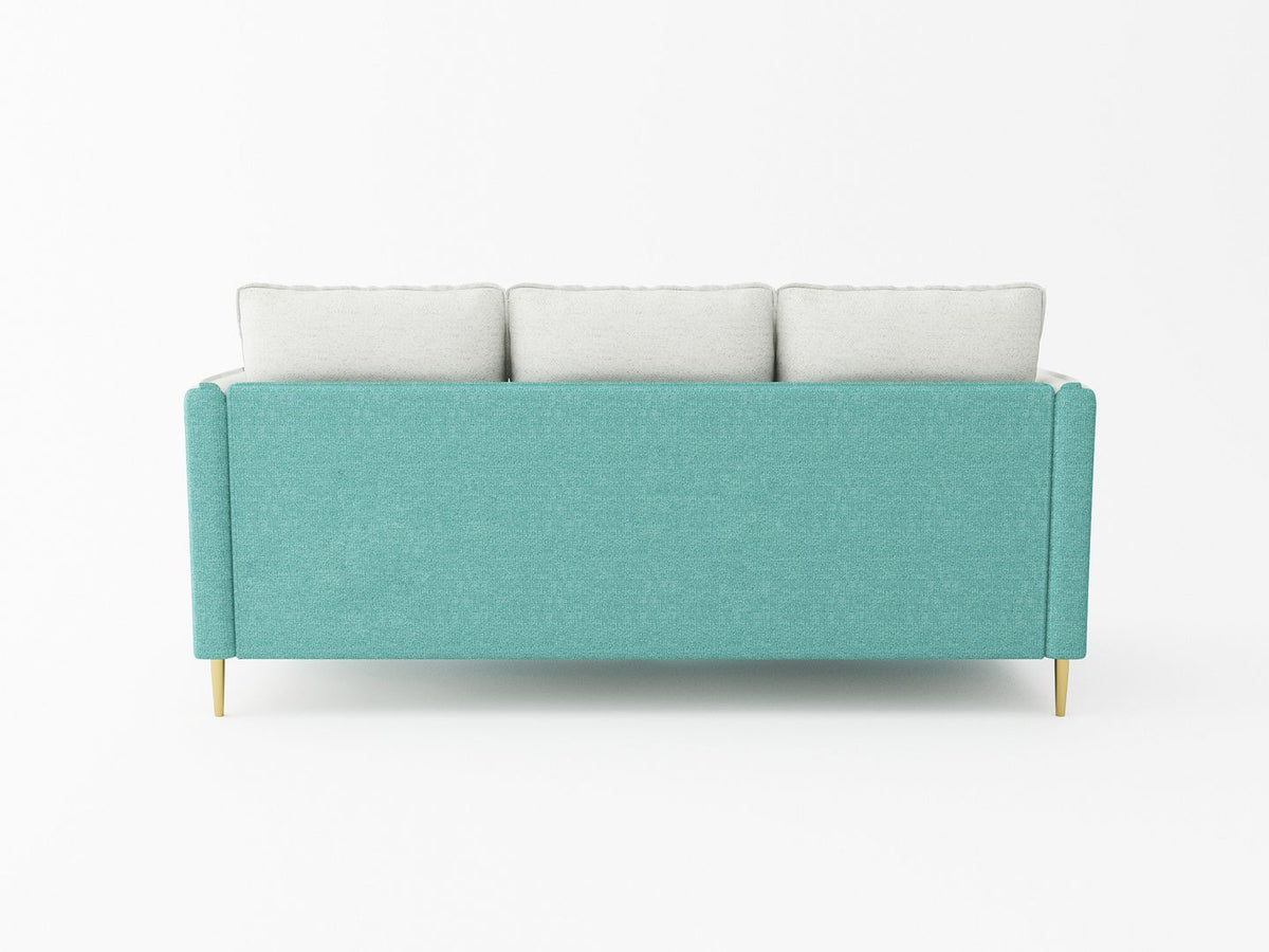 Transitional Futon Sofa with Metal Legs D4137