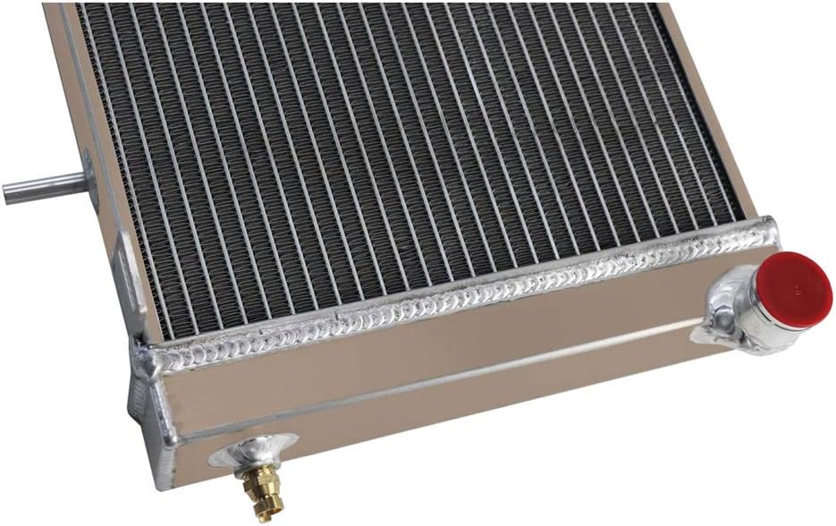 3 Row Core All Aluminum Radiator with Fan Shroud and Thermostat Relay Wire Kit S85901