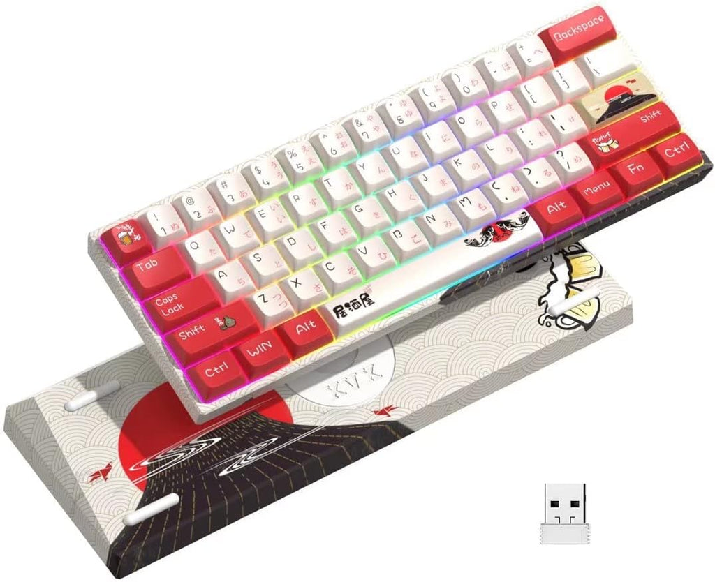 60% Wireless RGB Backlit Mechanical Keyboard J876