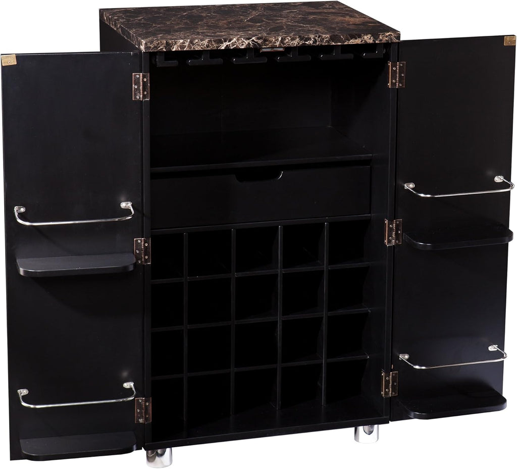 Black Bar Cabinet S692