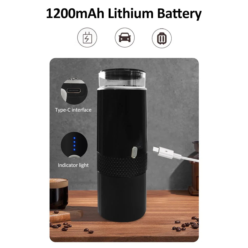 Portable Wireless Rechargeable Capsule Espresso Machine I46664