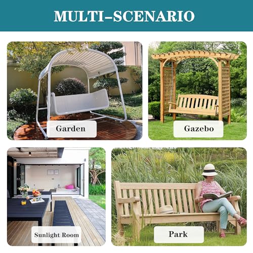 Navy Waterproof Bench Cushion 59 x 18 Inch K651471