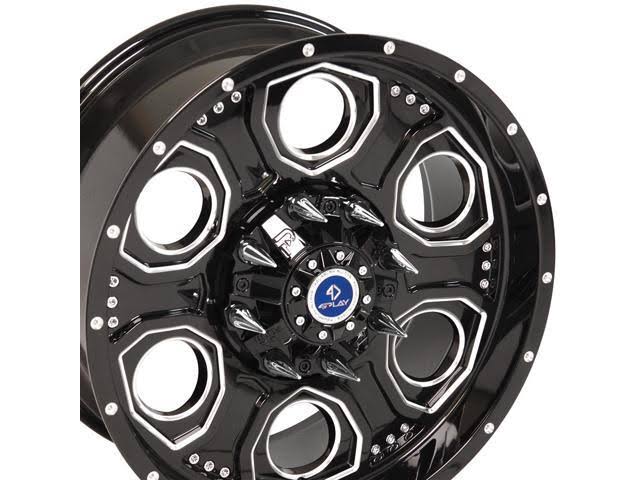 Chrome 17x9.5 Corvette Rim M436
