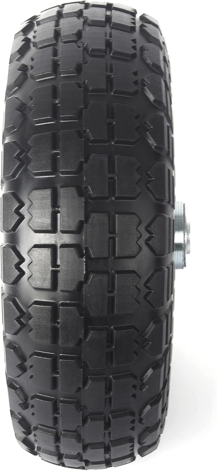 10-Inch Solid Rubber Tires and Wheels 4-Pack D47725