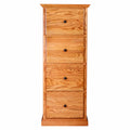 Black Four Drawer File Cabinet V14896