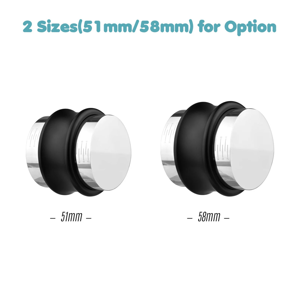 Dual Head Stainless Steel Coffee Distributor and Tamper R73773