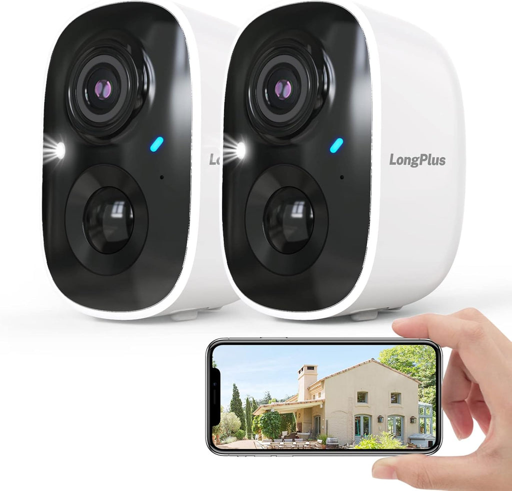 Wireless Battery Powered Outdoor Security Camera with Night Vision A8292