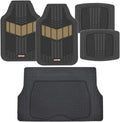 Blue Heavy Duty Rubber Auto Floor Mats with Cargo Trunk Liner A634