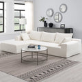 White L Shaped Modular Sectional Sofa M920