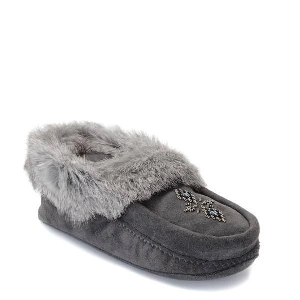 Charcoal Suede Moccasins G944
