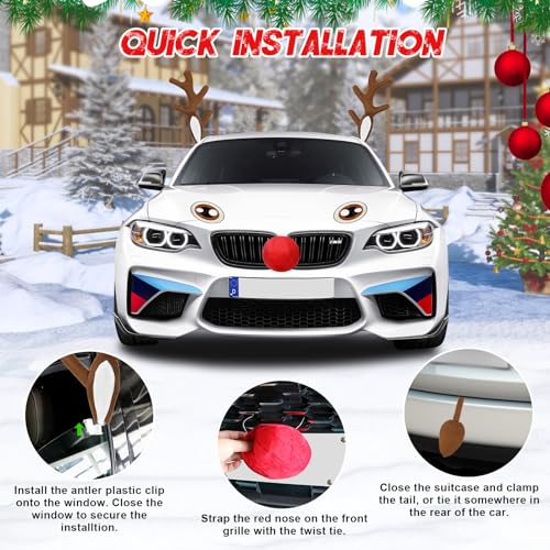 Christmas Car Reindeer Antler with Ears A42510