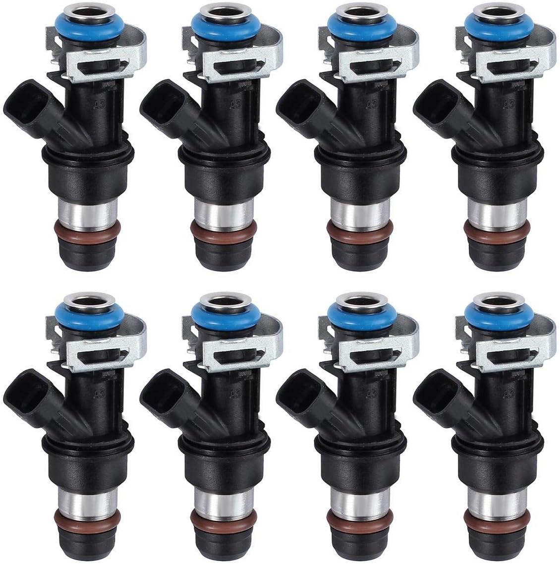 8pcs Fuel Injectors 4 Hole Flow Matched X541478