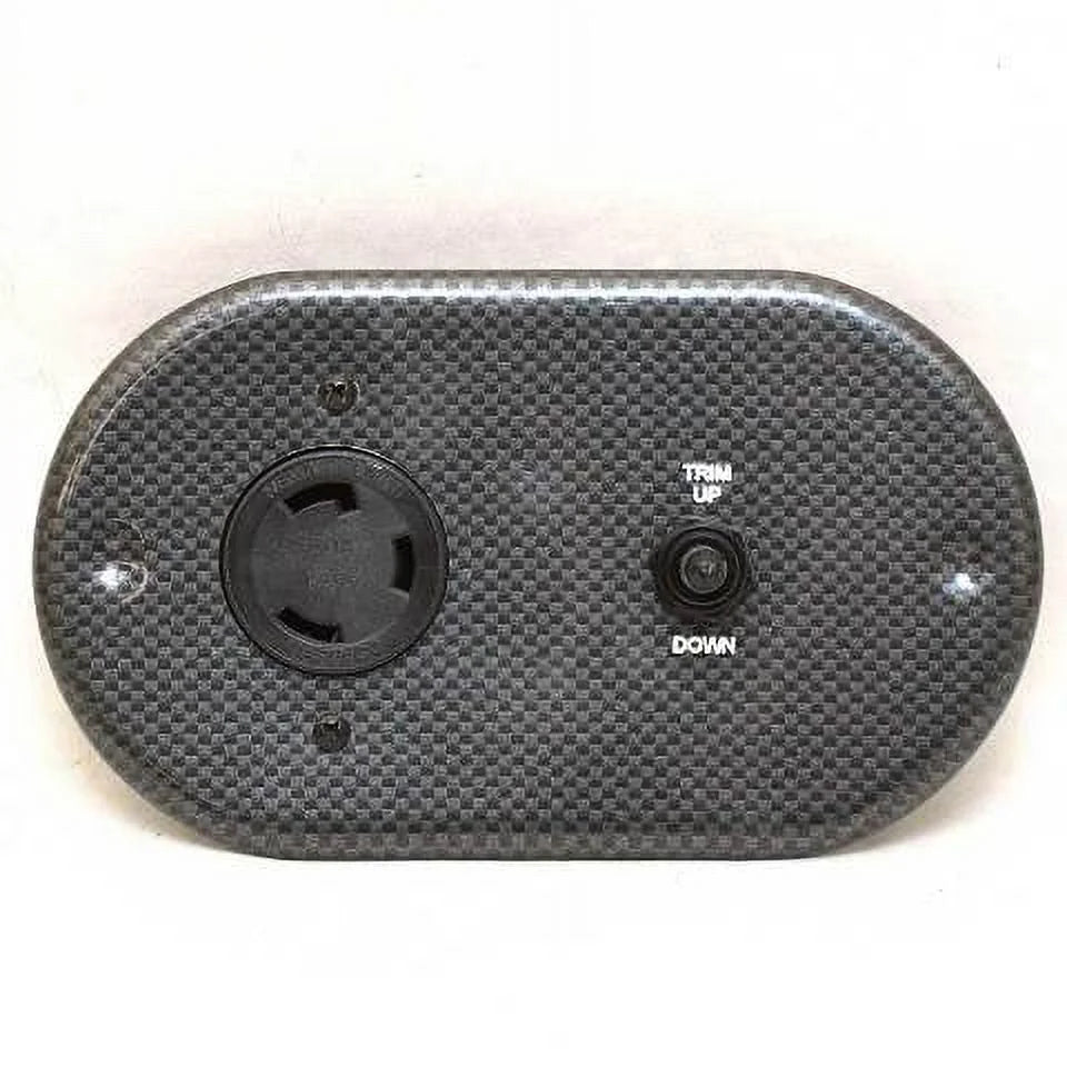 Boat Trolling Motor Panel 7 1/8 x 4 1/8 Inch 30A 125V K272