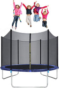 10 FT Trampoline with Safety Enclosure Net U399405
