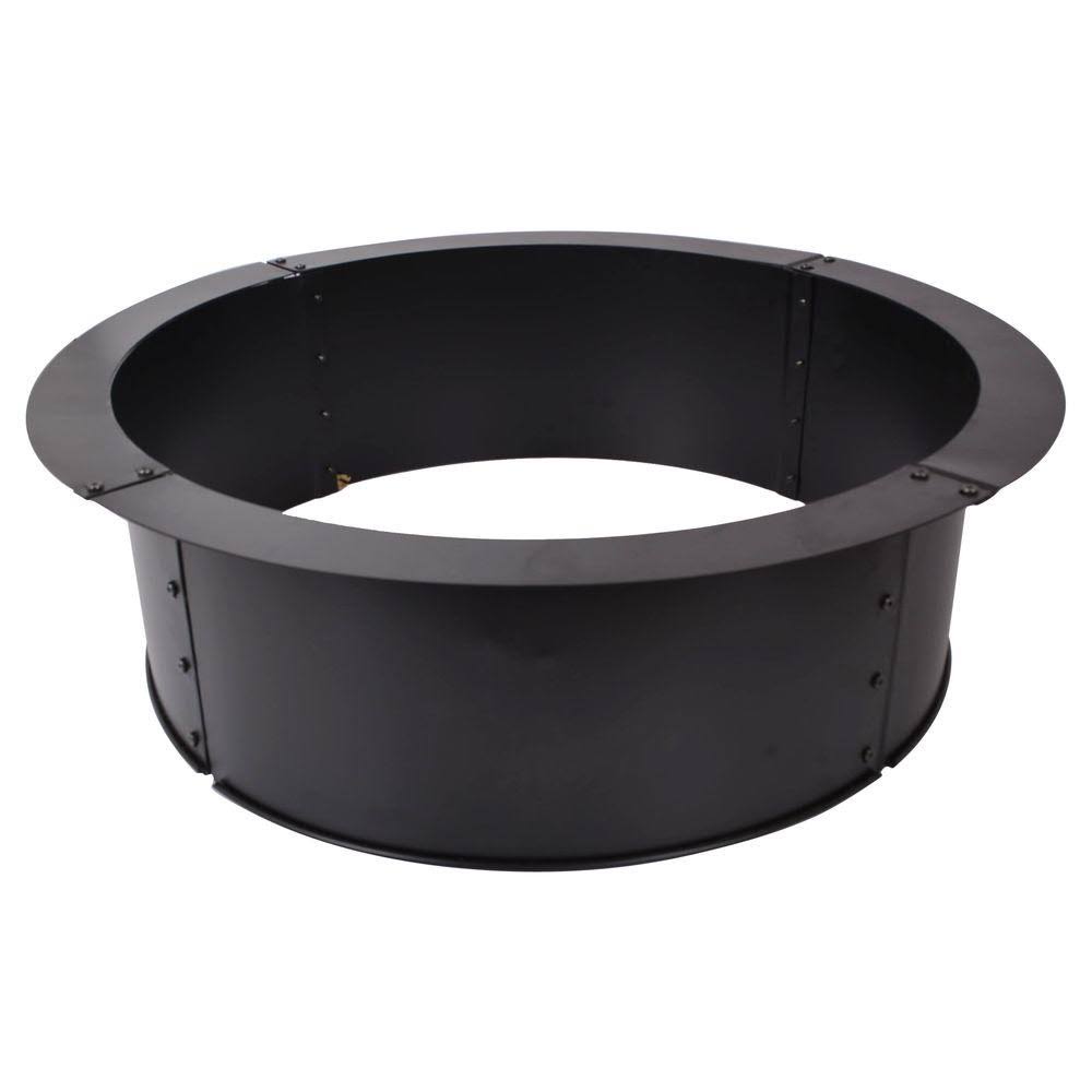 Black Round Fire Ring L711