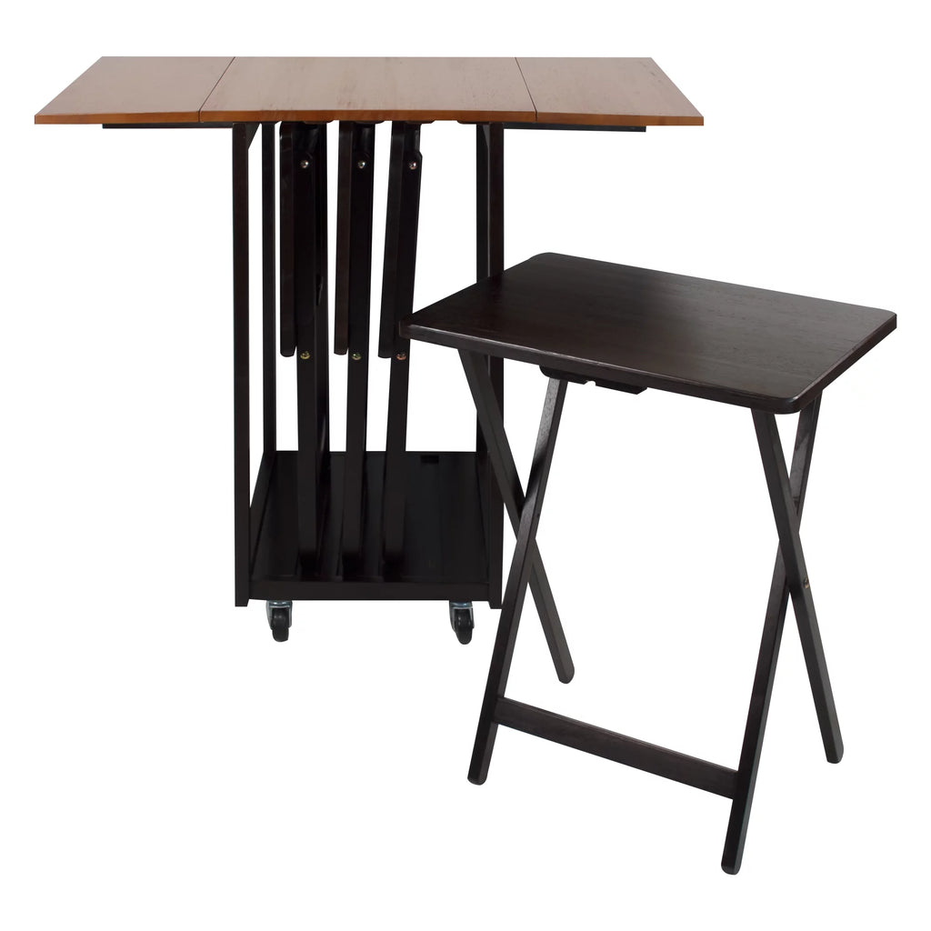 Solid Wood 5-Piece Snack Table Set Q185