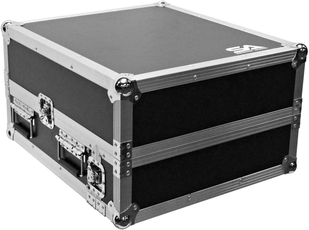 2 Space ATA Rack Case with 10U Mixer Top and Laptop Shelf G55412