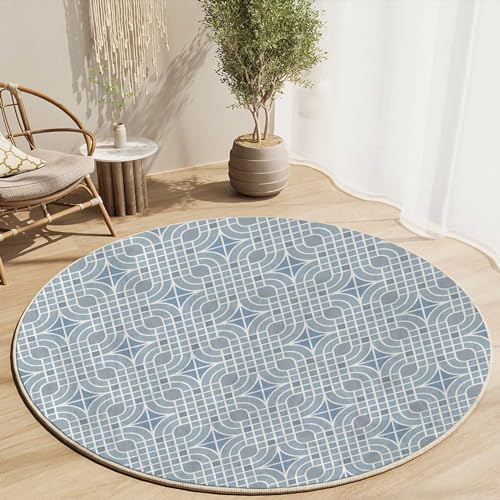Round Rug 5 FT Anti-Slip Chair Mat Q792