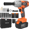 21V Cordless Impact Wrench Kit 4.0Ah Li-ion Battery P9040