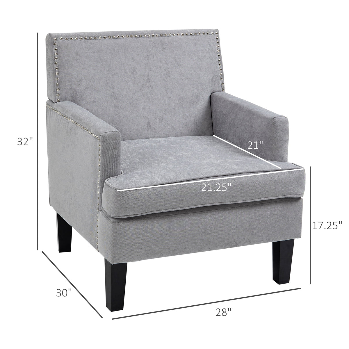 Velvet Accent Chair L8188