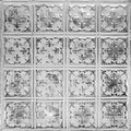 Silver Washed White Backsplash Panels S609