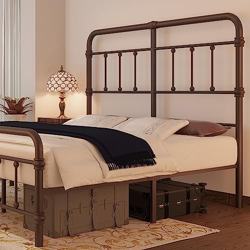 King Size Metal Bed Frame with Headboard N38702