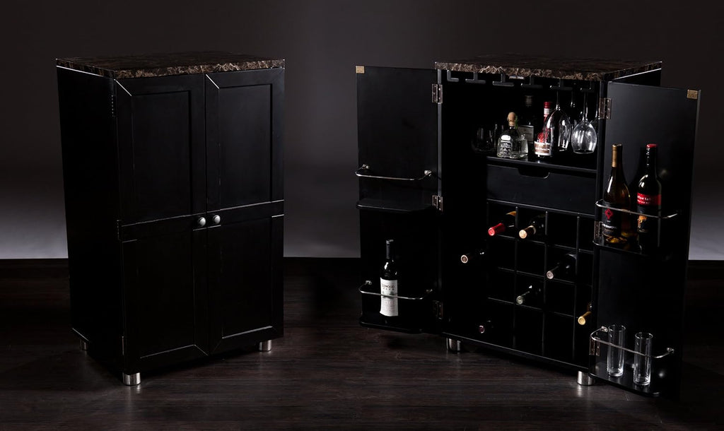 Black Bar Cabinet S692