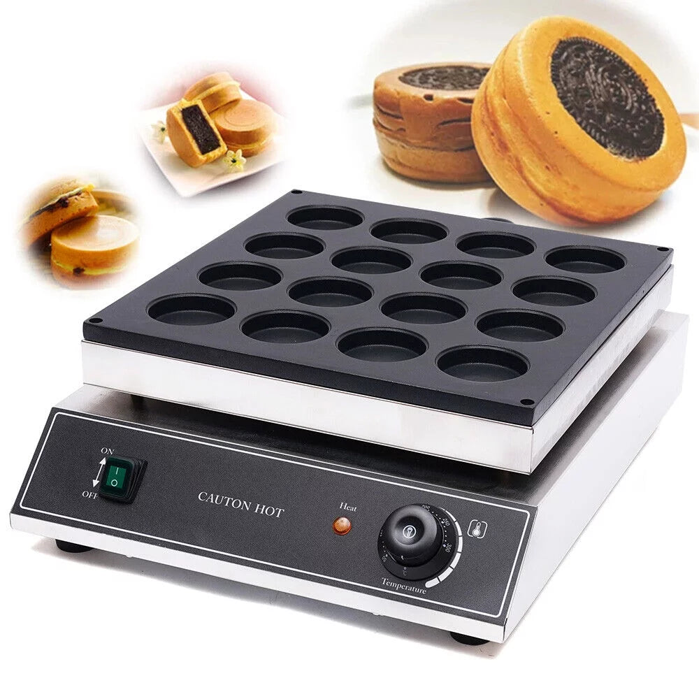 16 Holes Electric Nonstick Waffle Pancake Maker 1700W T2167