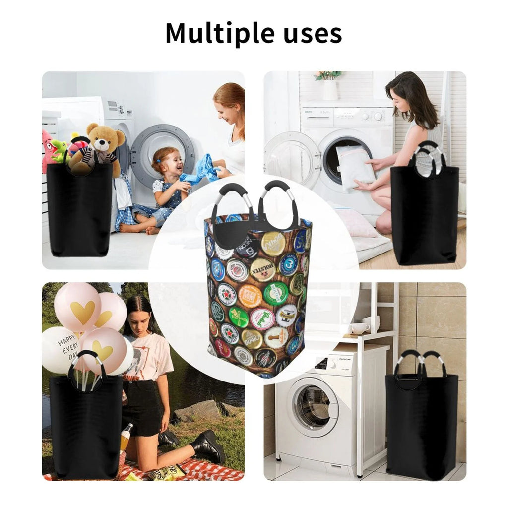 Large Canvas Fabric Laundry Hamper N854554