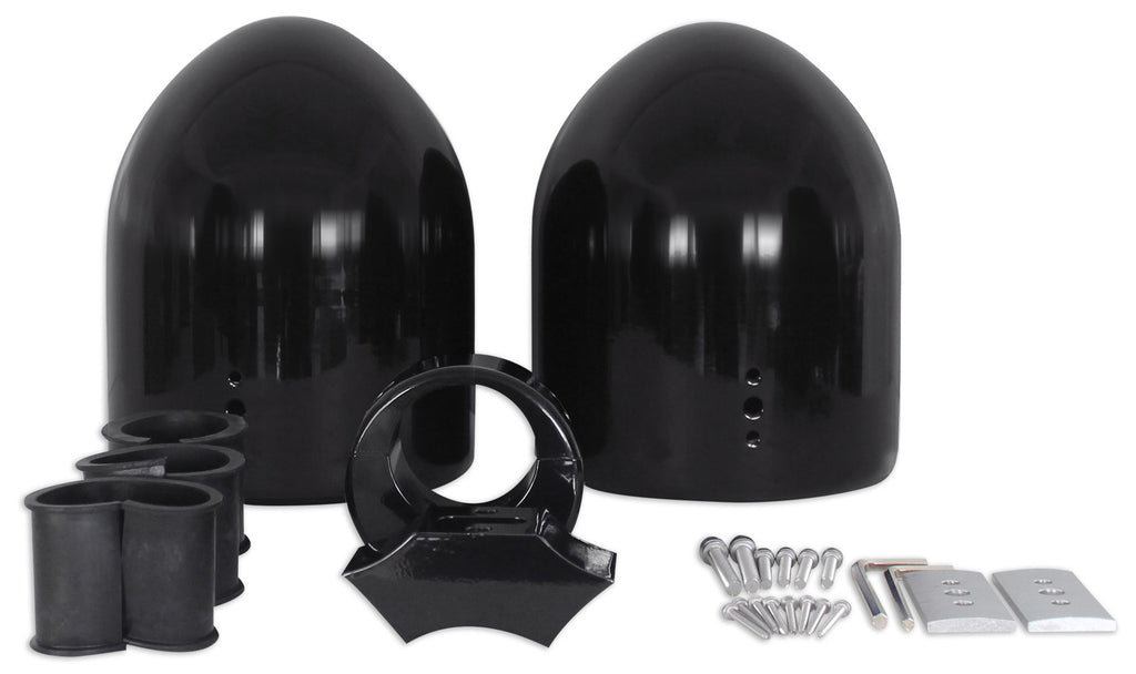 Dual 7.7" Black Aluminum Wakeboard Tower Speaker Enclosure M76876