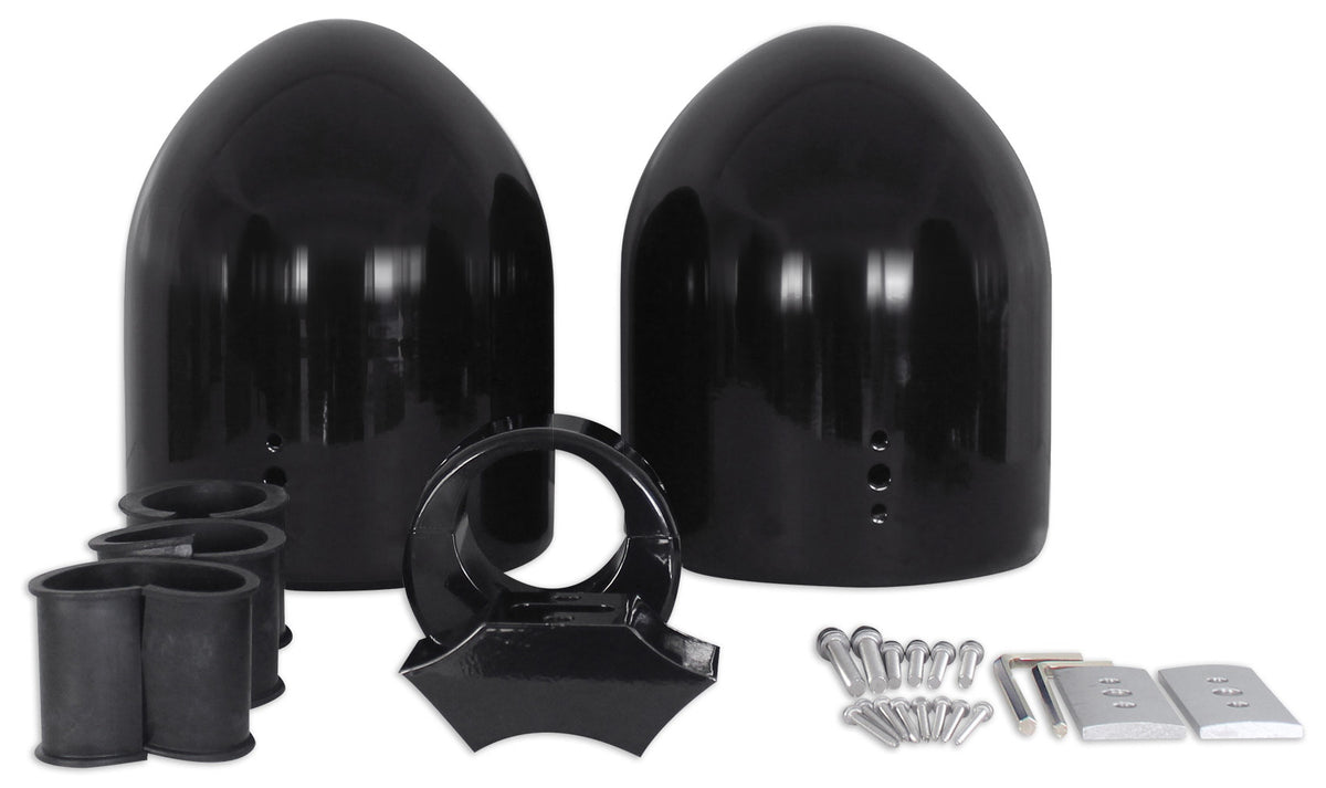 Dual 7.7" Black Aluminum Wakeboard Tower Speaker Enclosure M76876