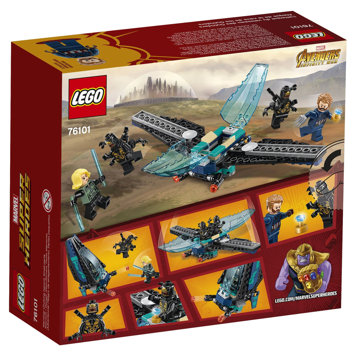 Super Heroes Outrider Dropship Attack J3904