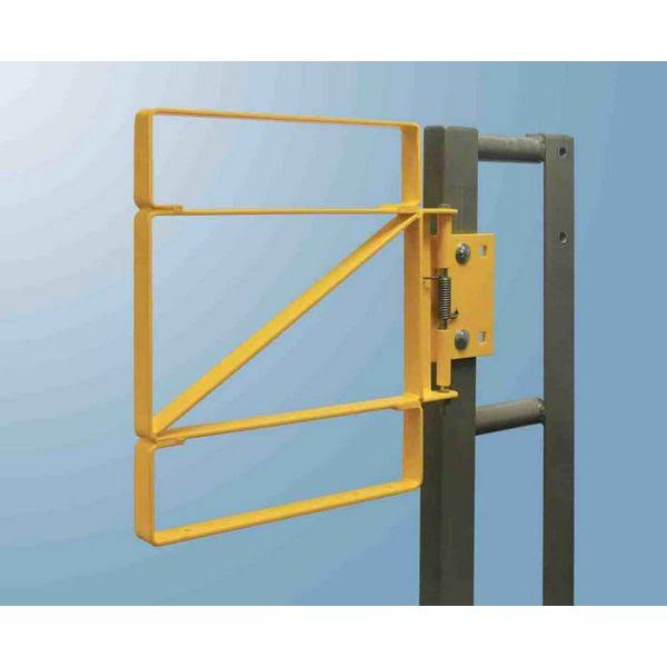 Yellow Bolt-On Self-Closing Safety Gate B245142