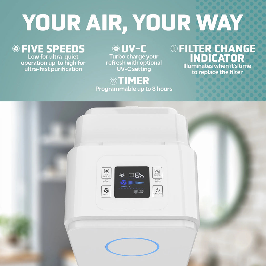 Tower Air Purifier with HEPA Filter E363