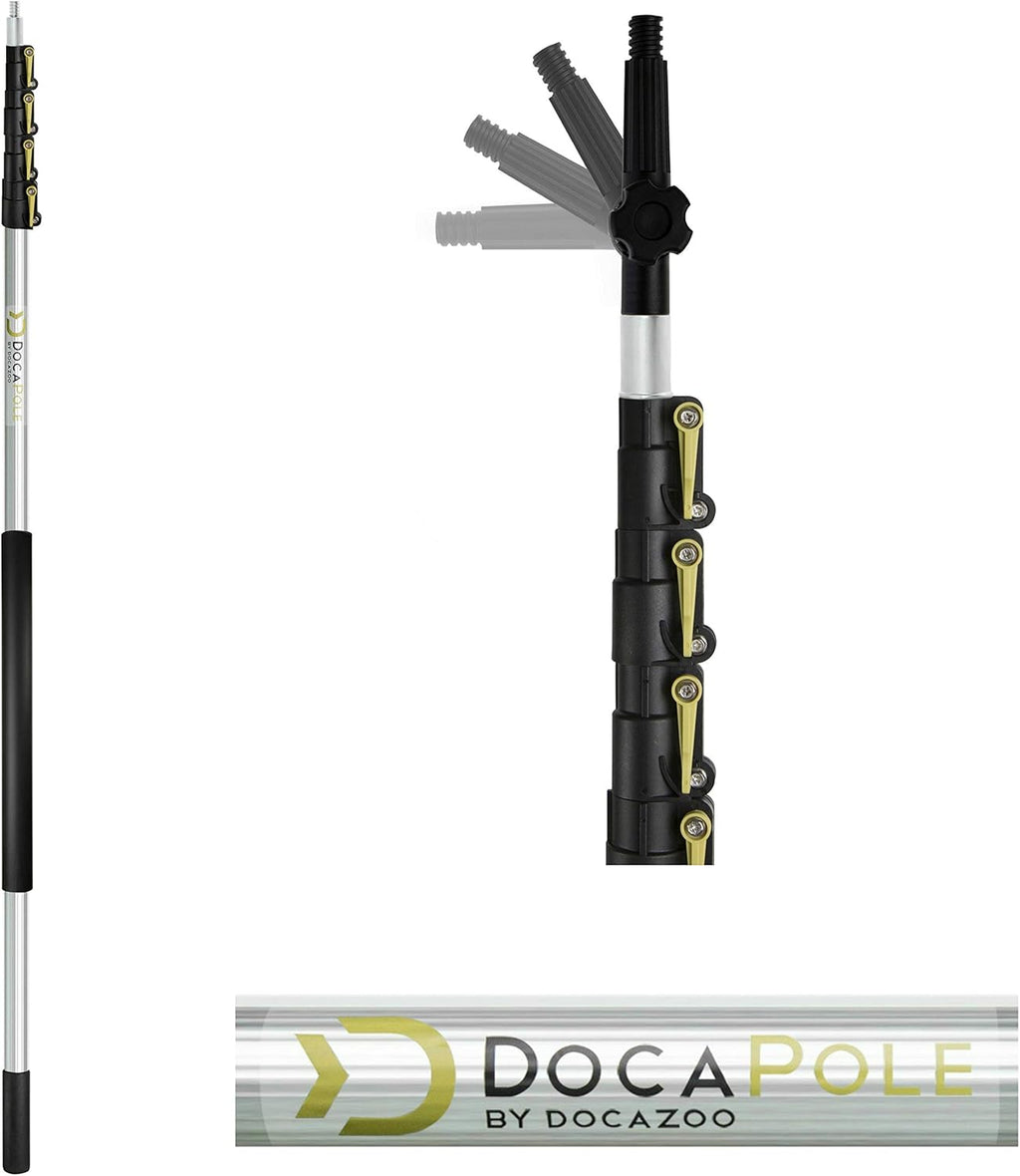11 Inch Hard Bristle Deck Brush with Telescoping Pole Q547