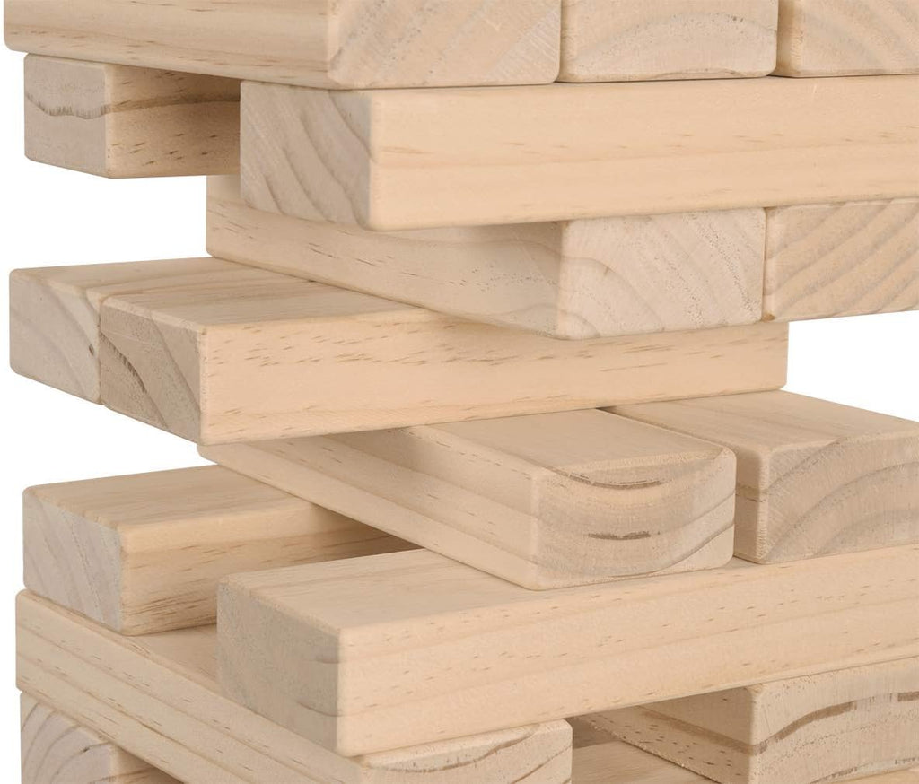 Jumbo Wood Stacking Lawn Game with Carry Bag B855