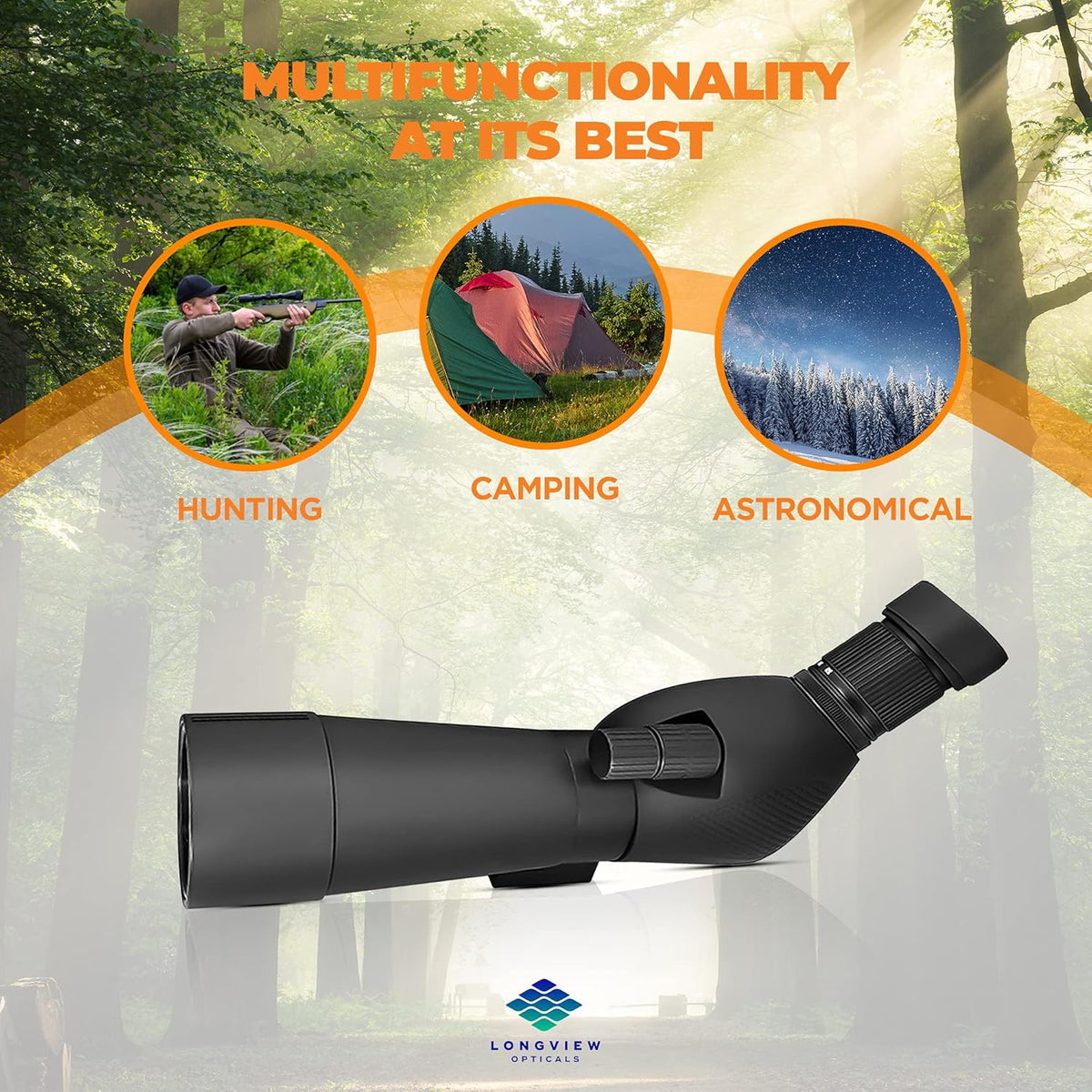 Bird Spotting Scope with Tripod and Phone Adapter L250360