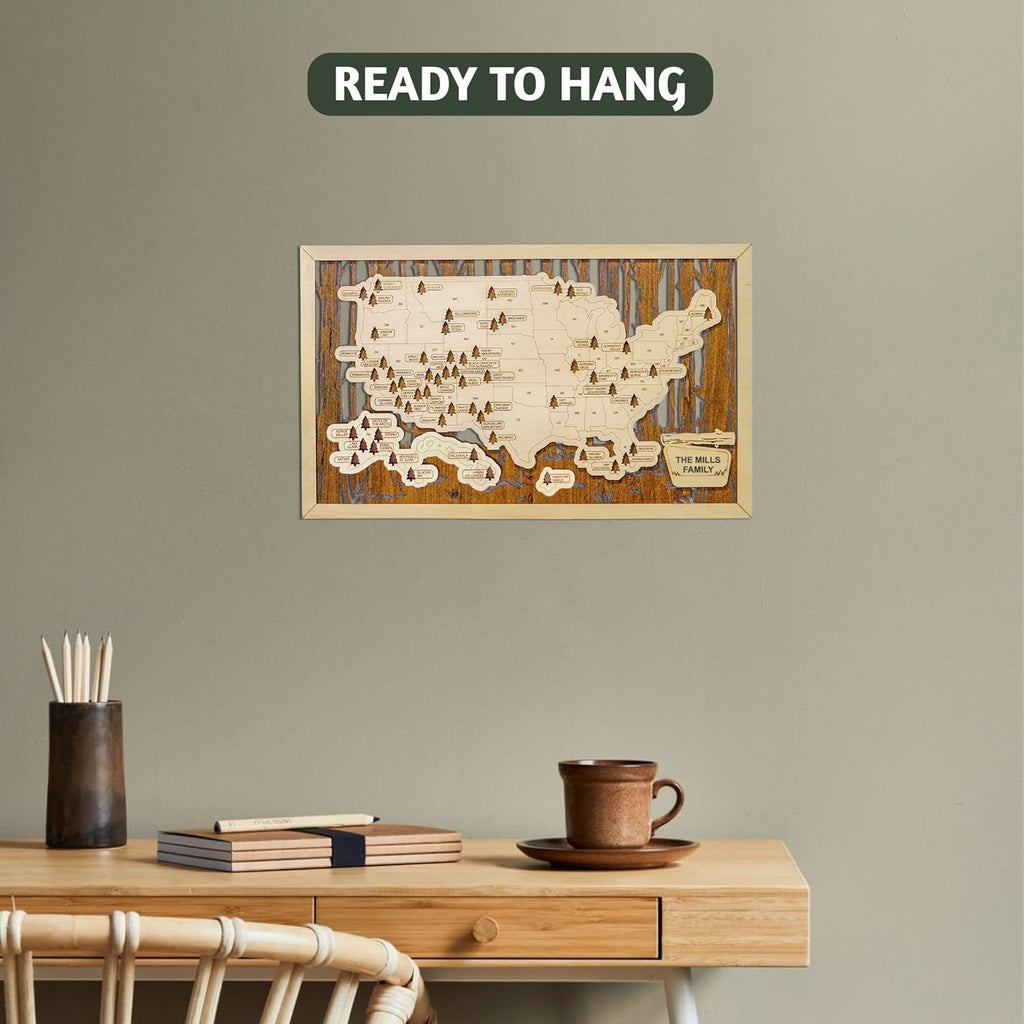 National Parks Map C7906