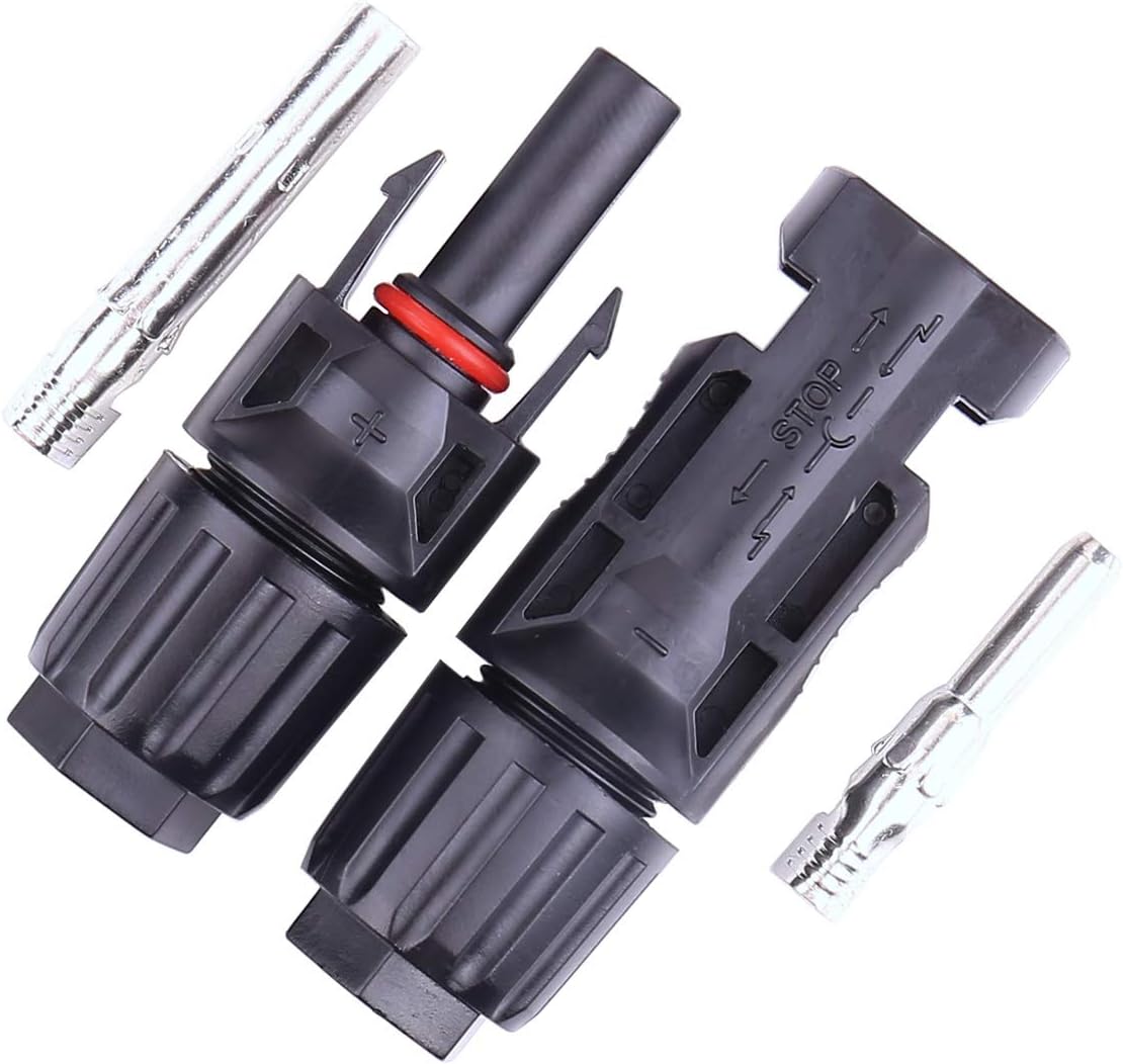 50 Feet 10AWG Solar Extension Cable with Female and Male Connector B8778