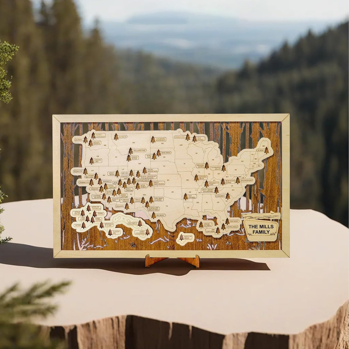 National Parks Map C7906