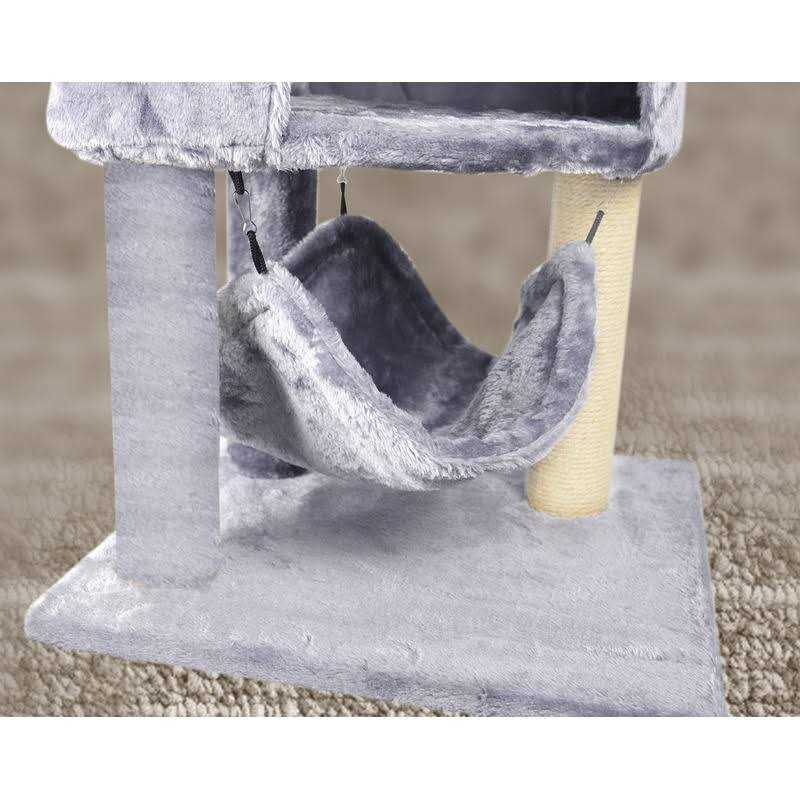 Cat Tree with Scratching Post and Hanging Bed Y936
