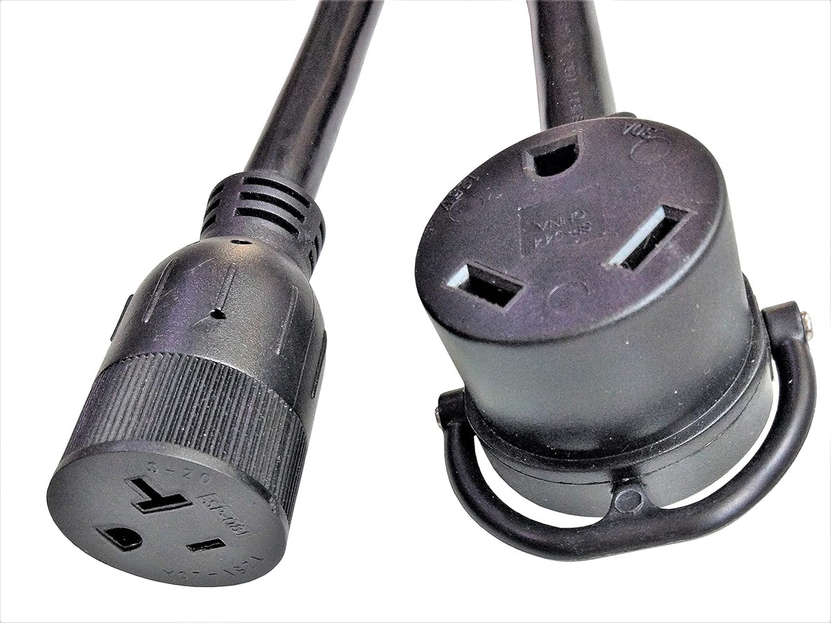 RV 50A 14-50P male to TT-30R 30A & 5-20R 20A female Adapter Cord, Pack of 2 Q816