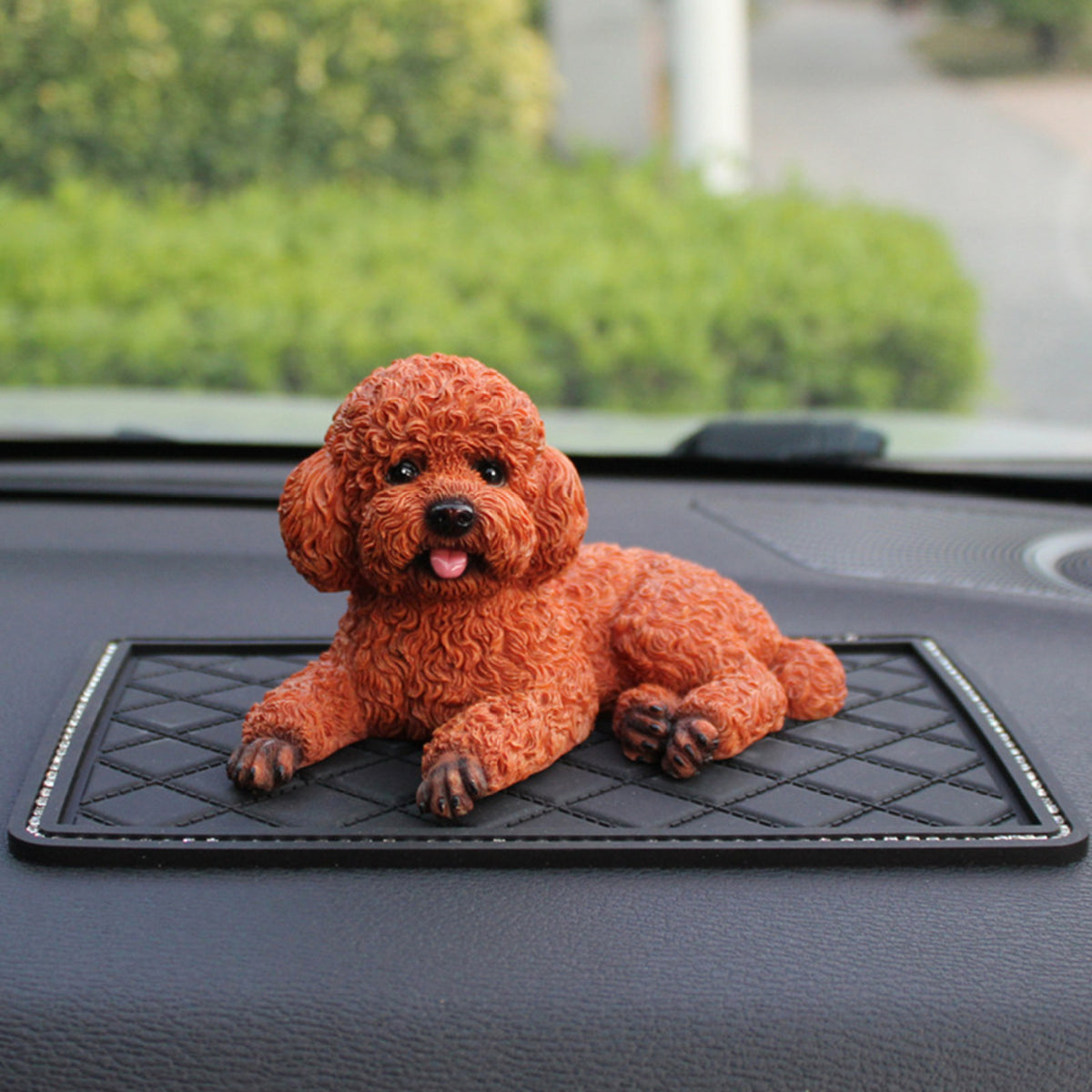 Brown Teddy Dog Dashboard Decoration Doll N223876