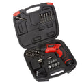 3.6V Cordless Electric Screwdriver Kit with Case Q724