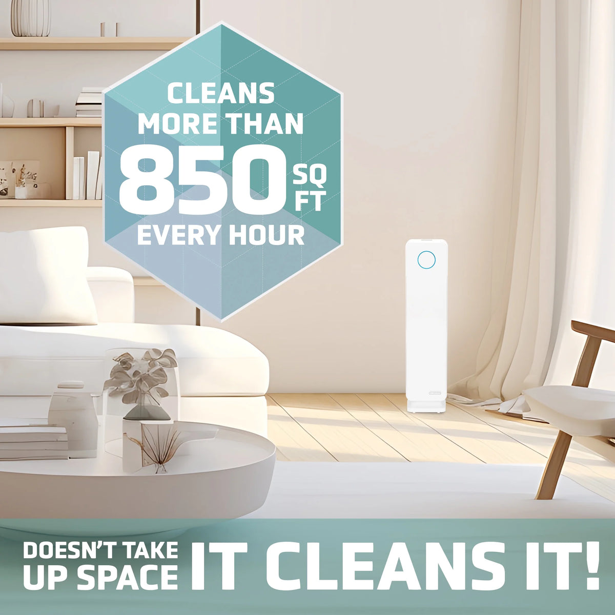 Tower Air Purifier with HEPA Filter E363