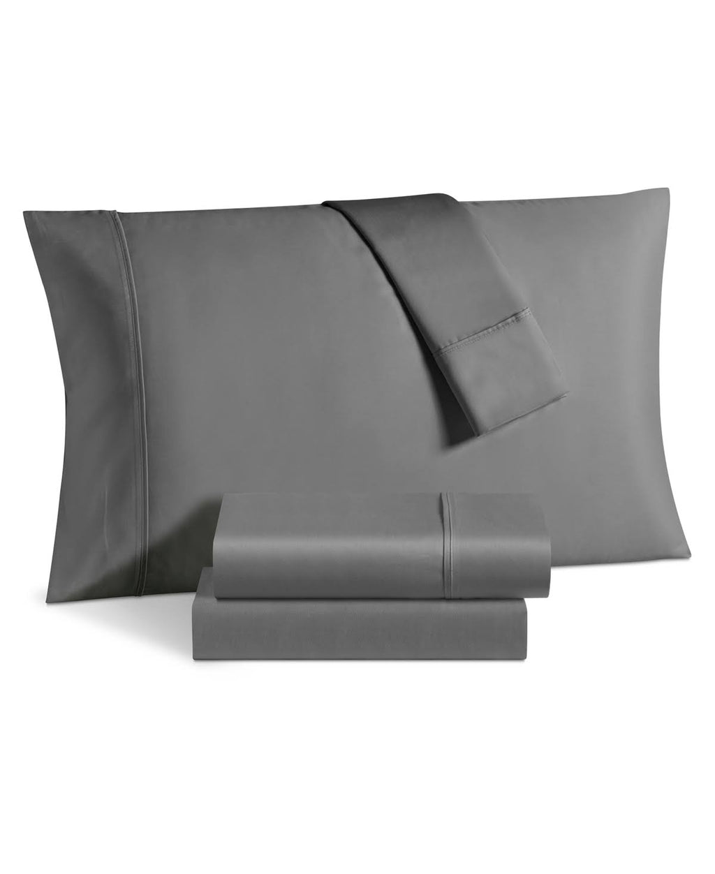 Grey 6-Pc. Solid California King Extra Deep Sheet Set C13701