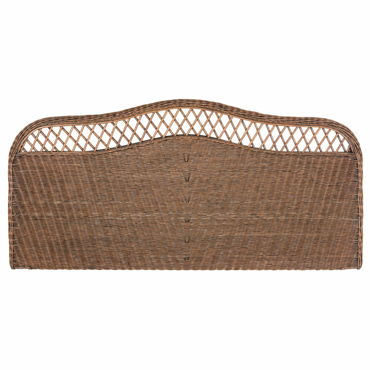 Antique Grey Rattan Full Headboard H19201